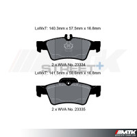 Plaquettes Pagid Street Plus T8029SP2001