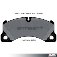 Plaquettes Pagid Street Plus T8077SP2001