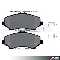 Plaquettes Pagid Street Plus T8082SP2001