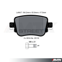 Plaquettes Pagid Street Plus T8108SP2001