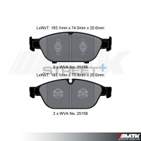 Plaquettes Pagid Street Plus T8109SP2001