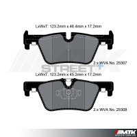 Plaquettes Pagid Street Plus T8117SP2001