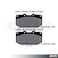 Plaquettes Pagid Street Plus T8154SP2001