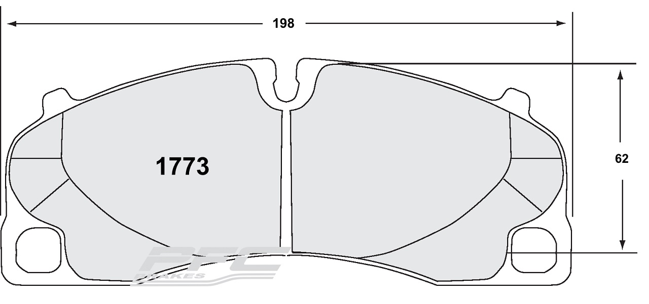 Plaquettes Avant PFC 11 Porsche 991 - 992 GT3