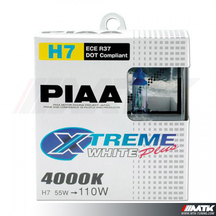 Ampoules PIAA H7 Xtreme white plus - 4000K