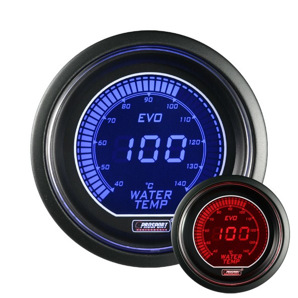 Manomètre T° eau Ø 52 mm Prosport EVO