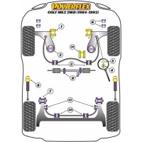Silentblocs Powerflex Performance Volkswagen GOLF 2