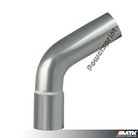 Coude d'échappement inox à 60°