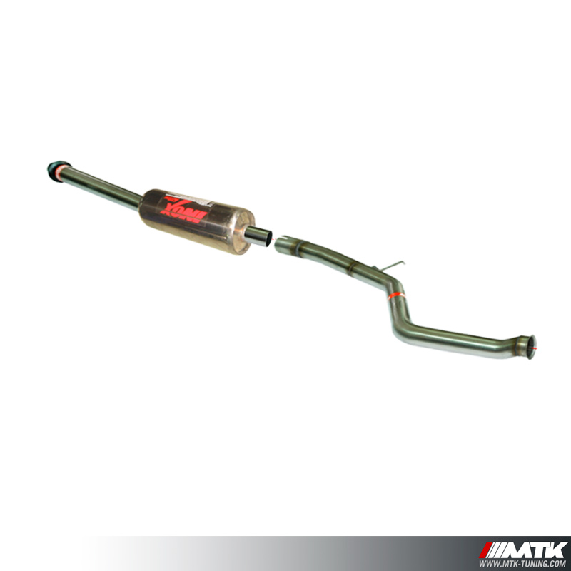 Silencieux intermédiaire RC Racing Peugeot 206