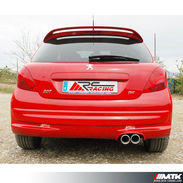 Silencieux Sport inox rc racing pour PEUGEOT 207 RC