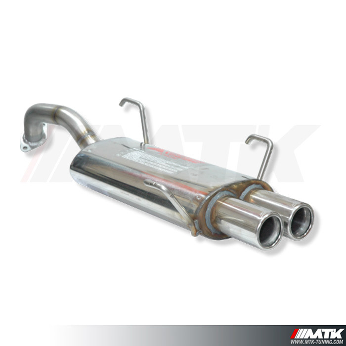 Silencieux Sport Simoni Racing – Universel Acier Inox, Sortie Droite 305 Mm – Pour Un Look Et Un Son Agressif