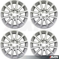Pack de 4 Jantes BEBOP 17 pouces Gris ALU - Clio 3 RS 