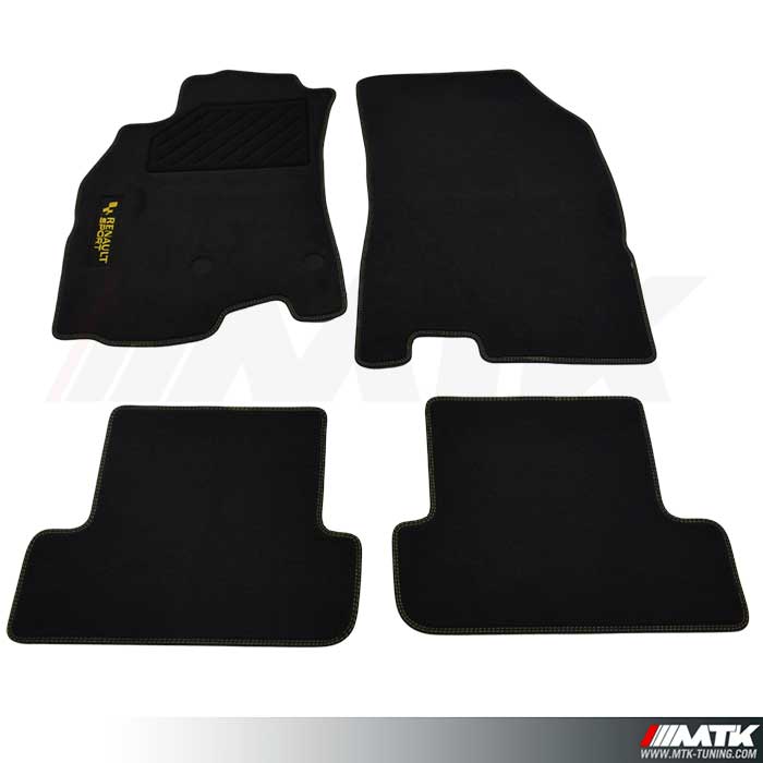 Tapis De Sol Textile Renault Sport Pour Clio Iii Phase I - Accessoires 94 Clio  3 Berline