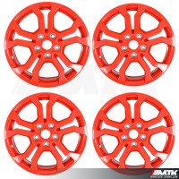 Pack de 4 Jantes CLIO CUP 17 pouces Rouge - Clio 4 RS 