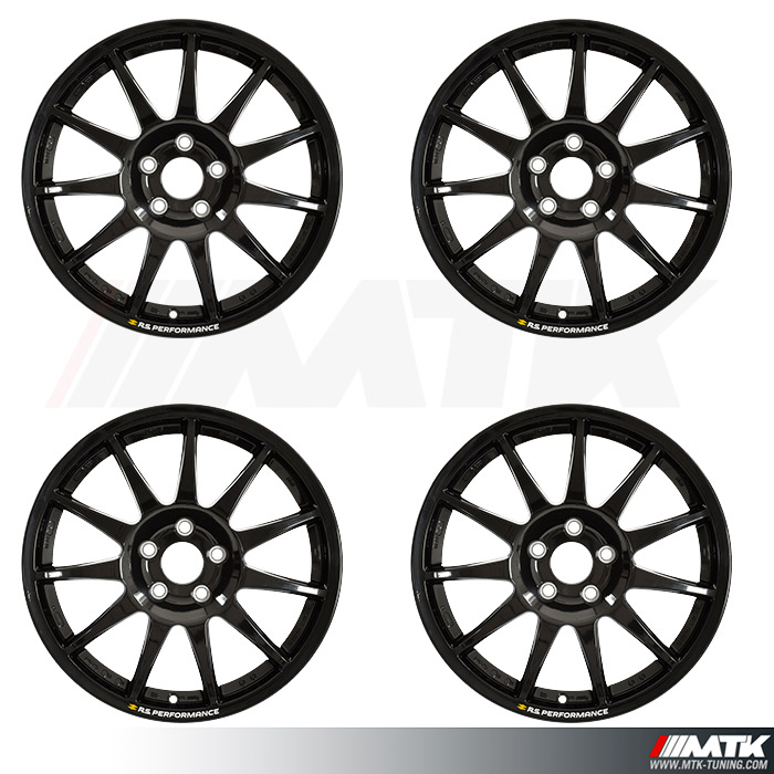 PACK DE 4 Jantes Turini 8X18 Clio 4 RS