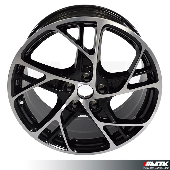 Jante alu Renault Sport STEEV Noire diamanté 19 pouces Megane 3 RS
