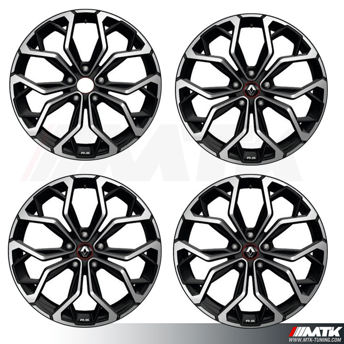 Jante alu Renault Sport Interlagos Noire 19 pouces Megane 4 RS