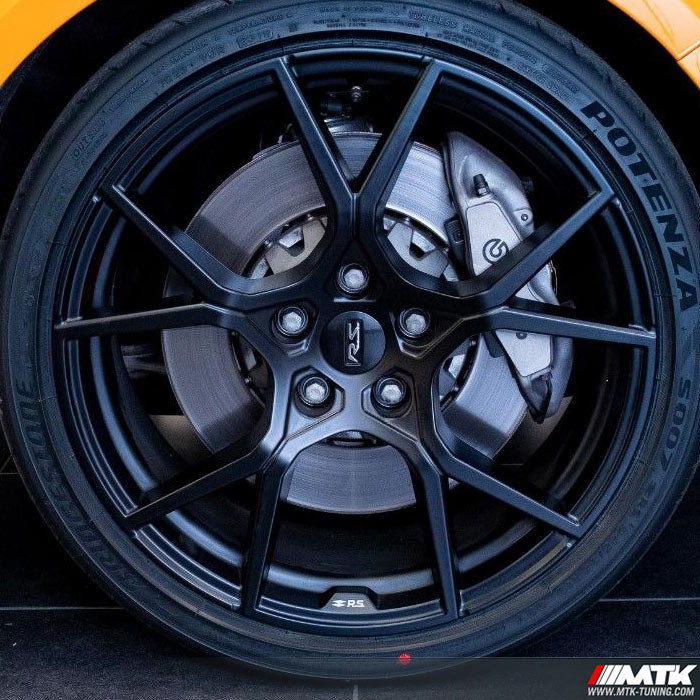 Jante Fujilight Noire mat Megane 4 RS trophy R 19 pouces