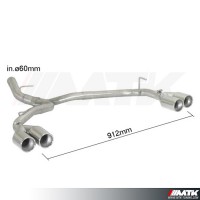 Silencieux duplex BMW E81 123d