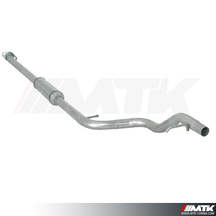 Silencieux Intermédiaire Pour Citroën C4 I Et Peugeot 307 1.6 16V - Kit Prêt à Monter