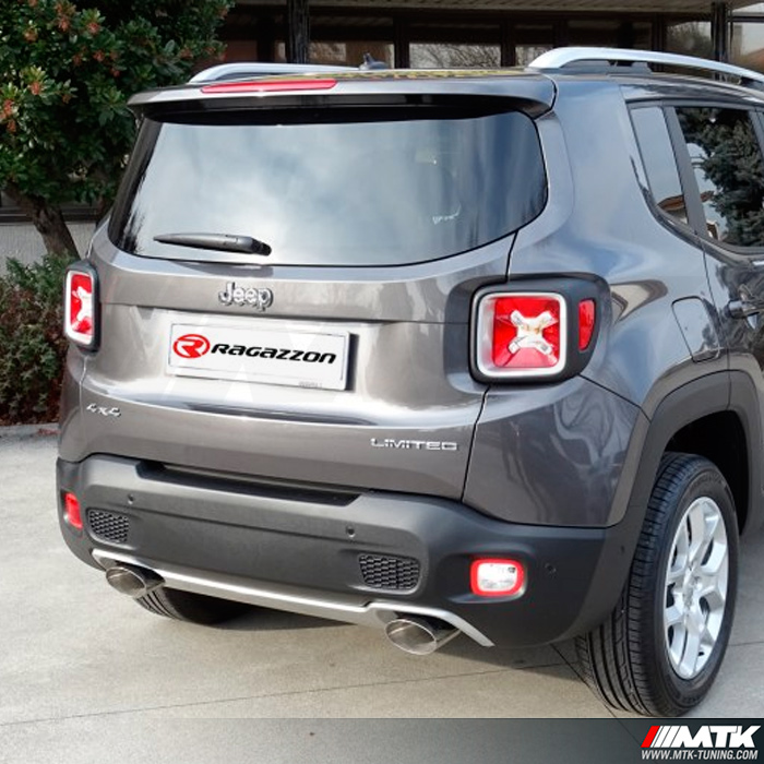 Silencieux arrière Ragazzon Jeep Renegade 1.6 Mjet - 1.4 Multiair