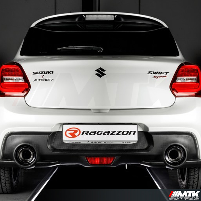 Ligne D'échappement Complète Pour SUZUKI SWIFT II 1.0/1.3 – Silencieux Intermédiaire Et Arrière, Acier Aluminié, Neuf