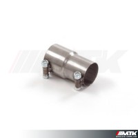 Réducteur d'échappement inox 60 à 55 mm 