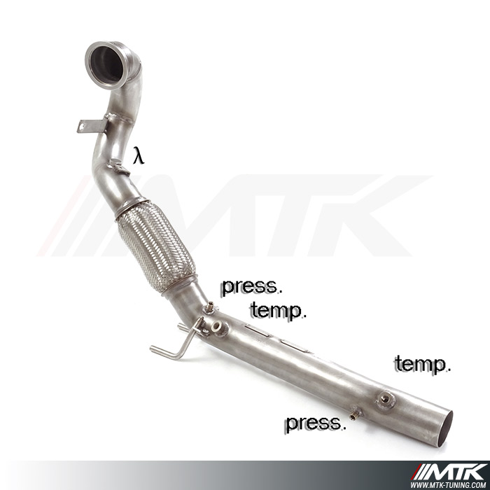 Downpipe Ragazzon 2.0 TSI FAP - 76mm