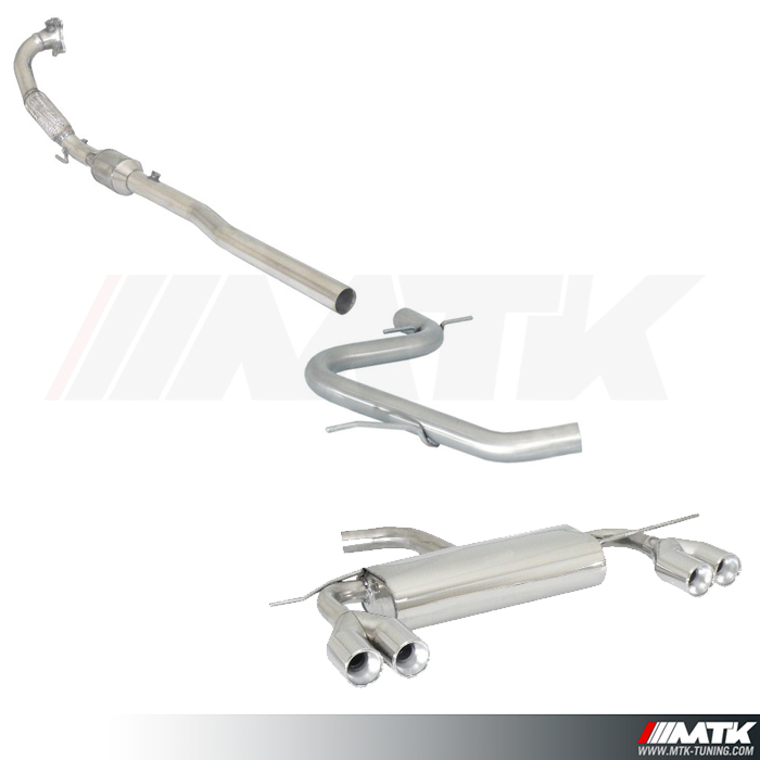 Embout D'échappement En Acier Inoxydable Pour VW Scirocco (2009-2022) - Silencieux Et Style - Améliore Le Flux Et Réduit Le Bruit