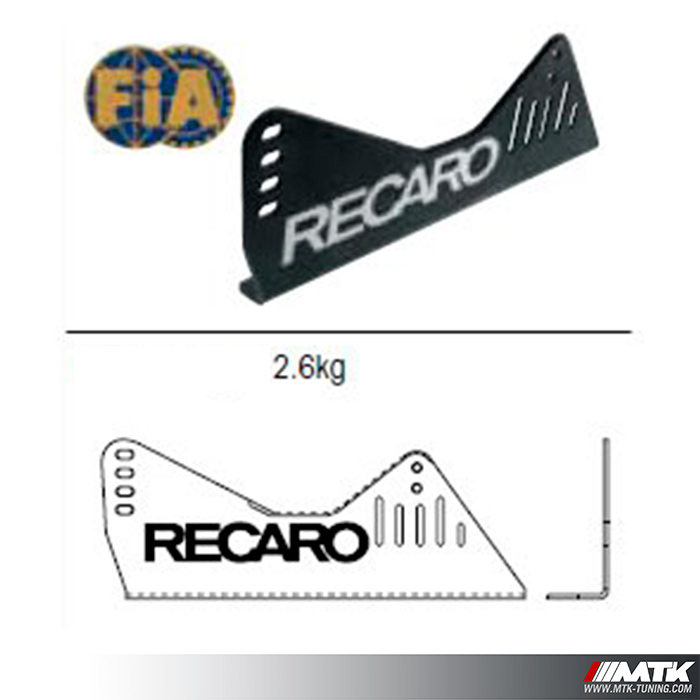 Supports Latéraux En Alliage Recaro Pour Sièges Baquets Pole Position FIA - Neufs, Compatibles ABE Et Pro Racer SPG X