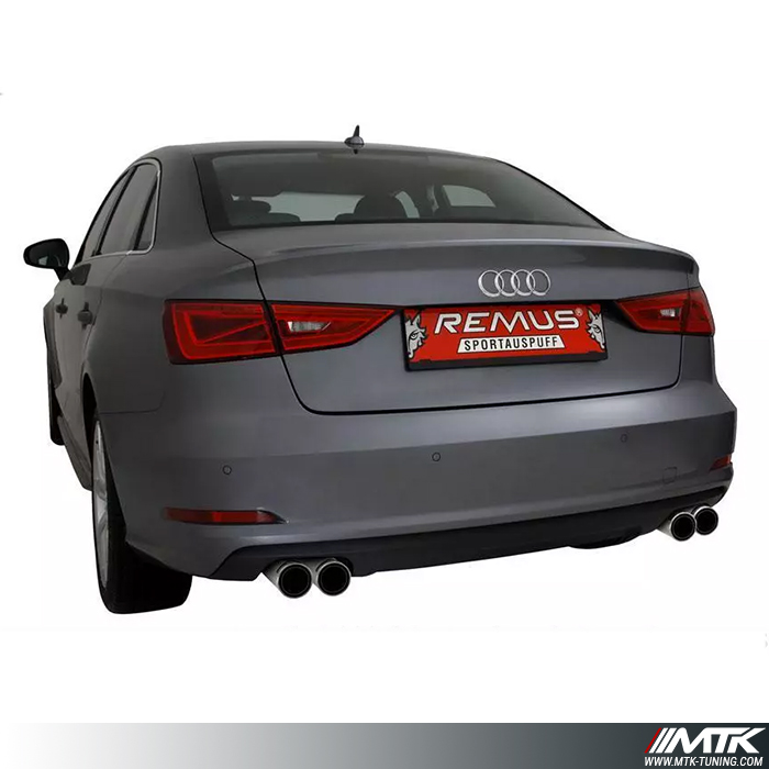 Echappement Sport Remus Audi A3 8V berline 1.8 tfsi QUATTRO (2013-2016)