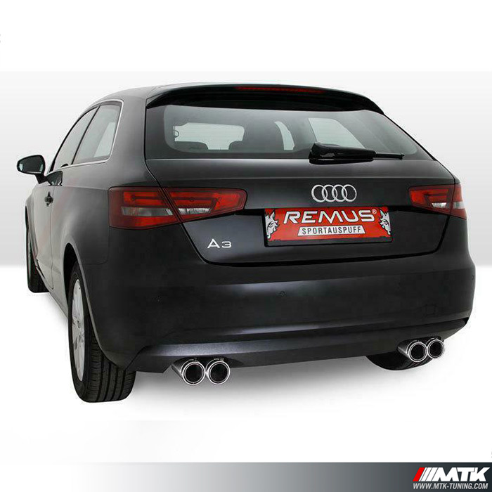 Echappement Sport Remus Audi A3 Sedan 8V