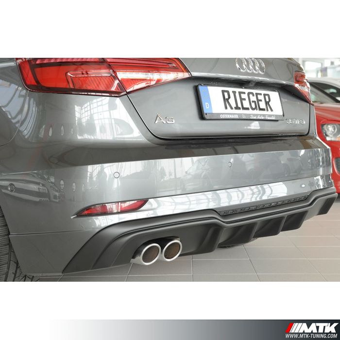 Diffuseur RIEGER Audi A3 8V Ph2 inclus Sportback