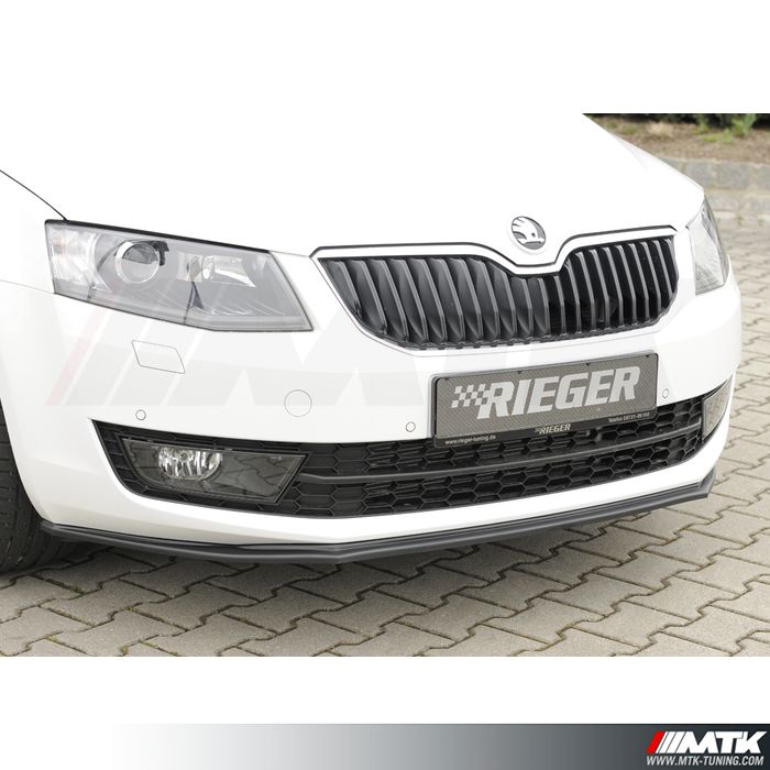 Lame de pare-choc Rieger pour Skoda Octavia 5E Ph1