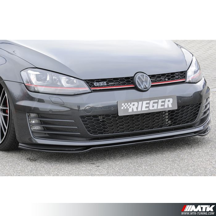 Lame de pare-choc Rieger pour Volkswagen Golf 7 GTI GTD et 3