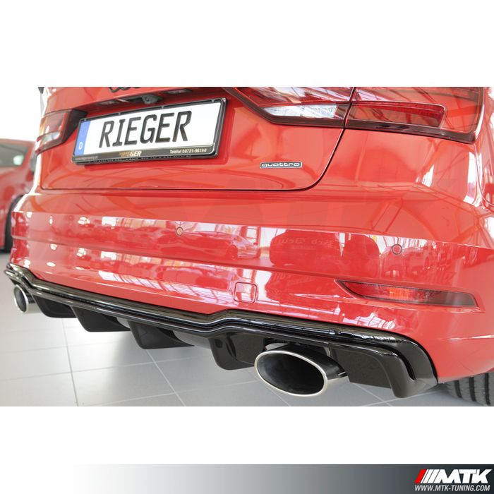 Diffuseur RIEGER Audi A3 Pour 8VS et 8V7 Ph2