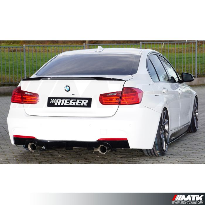 Aileron Becquet Arrière Pour BMW Série 3 F30 / M3 F80 (2012-2018) - Noir Brillant, ABS - Style Sport, Aérodynamique