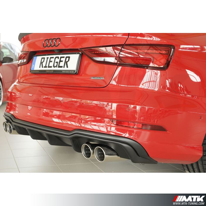 Diffuseur RIEGER Audi A3 8V Ph2 Berline et cabrio