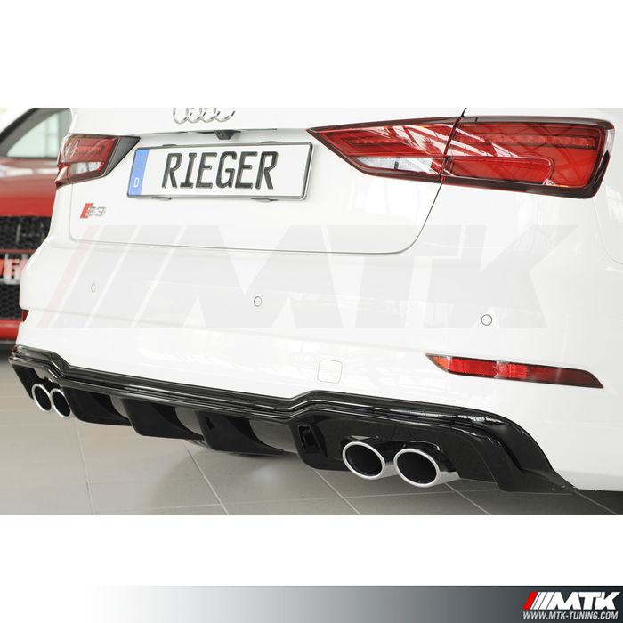 Diffuseur RIEGER Audi A3 Pour 8VS et 8V7 Ph2