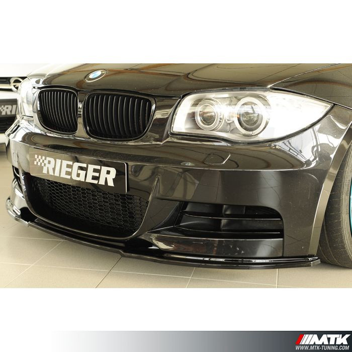 Lame De Pare-choc Avant Pour BMW Série 2 F22 (2014-2019) - Noir Brillant ABS - 3