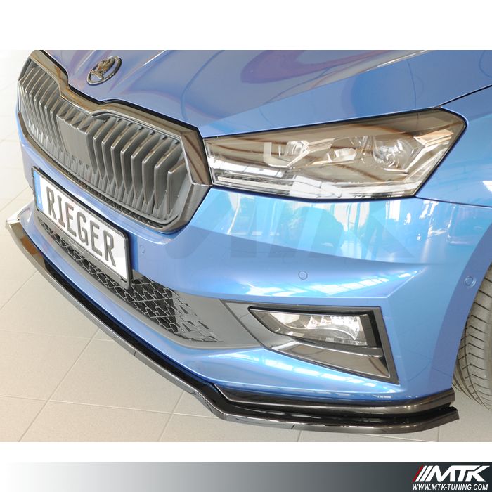 Lame de pare-choc sport RIEGER pour Skoda Fabia PJ