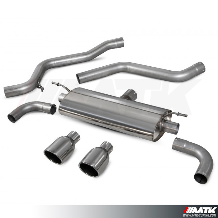 GPFBack Scorpion avec tube intermediaire Ford Focus 4 ST 280 FAP