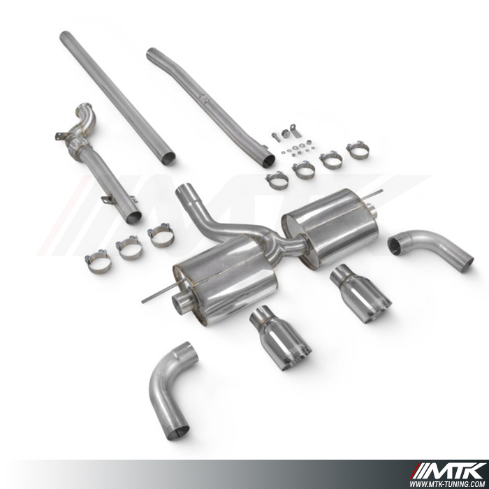 Catback Scorpion Ligne échappement inox pour Mini Paceman R61 Cooper S ...