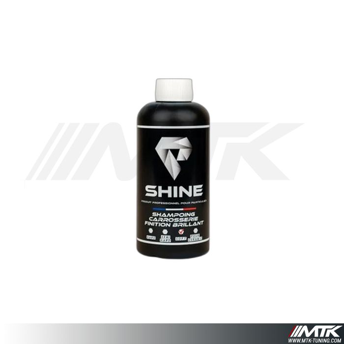 Shampoing carrosserie finition brillante Shine