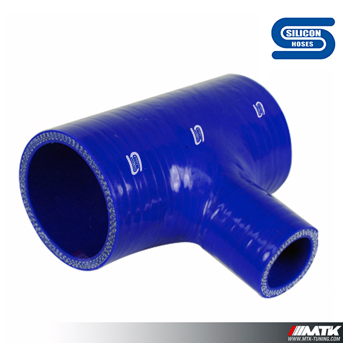 Té de dérivation silicone bleu - Silicon Hoses