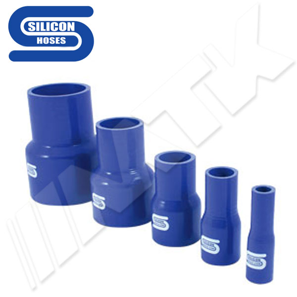 Réducteur silicone droit bleu - Silicon Hoses