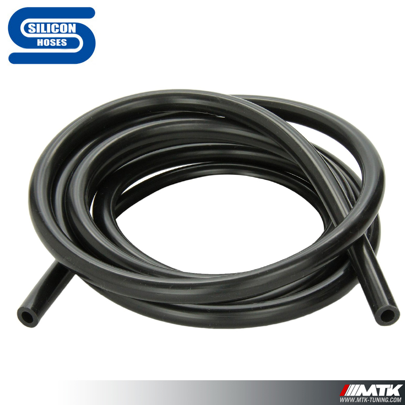 Durite dépression silicone Noir 3m - Silicon Hoses