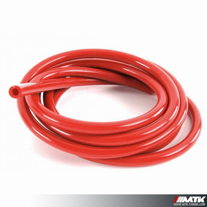 Durite dépression silicone rouge 3m - Silicon Hose