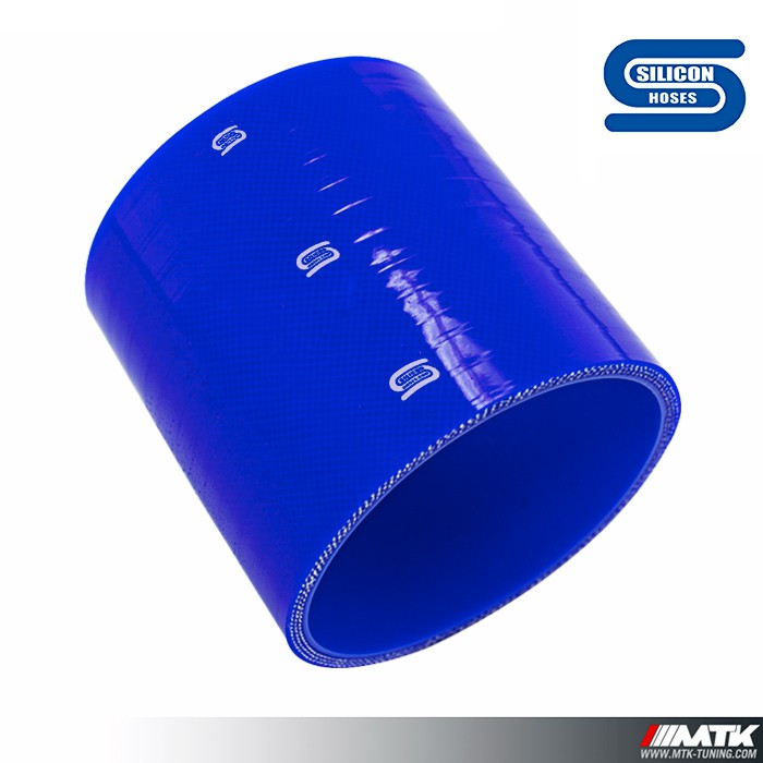 89mm 3.50" ID Voiture Droit Silicone Coupleur Tuyau 76mm Noir