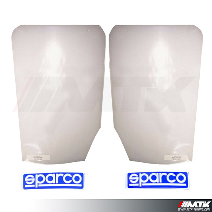 Bavettes de protection universelles Sparco blanche